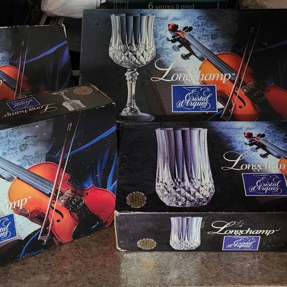 Longchamps Crystal glassware